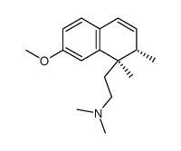4-[2-(Dimethylamino)ethyl]-cis-3,4-dimethyl-6-methoxy-3,4-dihydronaphthalene Structure