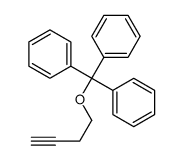 [but-3-ynoxy(diphenyl)methyl]benzene Structure