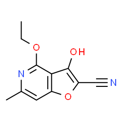 Furo[3,2-c]pyridine-2-carbonitrile,4-ethoxy-3-hydroxy-6-methyl-(9CI) picture