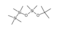 1-tert-butoxytetramethyl-3-(trimethylsilyl)disiloxane Structure