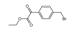 ethyl 2-[4-(bromomethyl)phenyl]-2-oxoacetate结构式