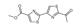 methyl 2'-acetyl-2,4'-bithiazole-4-carboxylate Structure