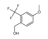 4-METHOXY-2-(TRIFLUOROMETHYL)BENZYL ALCOHOL Structure