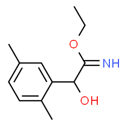 Benzeneethanimidic acid,-alpha--hydroxy-2,5-dimethyl-,ethyl ester (9CI) Structure