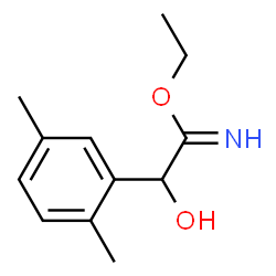 Benzeneethanimidic acid,-alpha--hydroxy-2,5-dimethyl-,ethyl ester (9CI)结构式