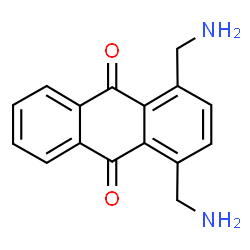 1,4-Bis(aminomethyl)-9,10-anthracenedione Structure
