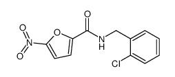 N-[(2-chlorophenyl)methyl]-5-nitrofuran-2-carboxamide结构式