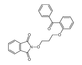 2-(3-(2-benzoylphenoxy)propoxy)isoindoline-1,3-dione Structure