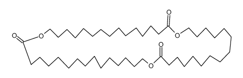 1,17,33-trioxacyclooctatetracontane-2,18,34-trione Structure