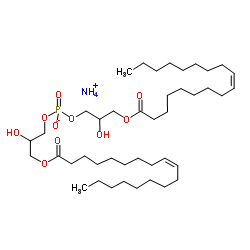 bis(Monooleoylglycero)phosphate (S,R IsoMer) (amMonium salt) structure