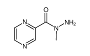 Pyrazinecarboxylic acid, 1-methylhydrazide (9CI)结构式