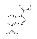 1-methoxycarbonyl-4-nitroindole Structure