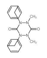 1,5-dibenzyl-2,4-dimethyl-1,2,4,5-tetrazinane-3,6-dione Structure