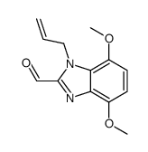 4,7-dimethoxy-1-prop-2-enylbenzimidazole-2-carbaldehyde结构式
