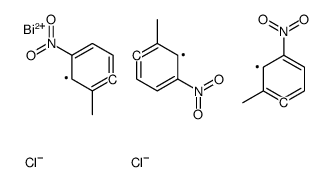 dichloro-tris(2-methyl-4-nitrophenyl)bismuth Structure