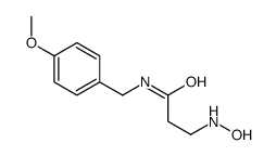 3-(hydroxyamino)-N-[(4-methoxyphenyl)methyl]propanamide Structure