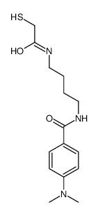 4-(dimethylamino)-N-[4-[(2-sulfanylacetyl)amino]butyl]benzamide Structure