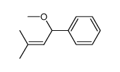 1-methoxy-3-methyl-1-phenyl-2-butene结构式