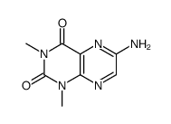 6-amino-1,3-dimethylpteridine-2,4-dione Structure