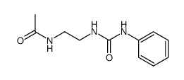 N-(2-acetylaminoethyl)-N'-phenylurea Structure