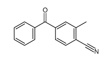 4-benzoyl-2-methyl-benzonitrile Structure