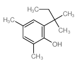 Phenol,2-(1,1-dimethylpropyl)-4,6-dimethyl- structure