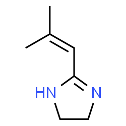 2-Imidazoline,2-(2-methylpropenyl)- (4CI)结构式