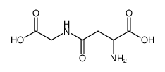 N-β-aspartyl-glycine Structure