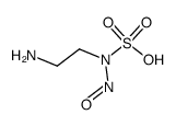 (2-amino-ethyl)-nitroso-amidosulfuric acid Structure