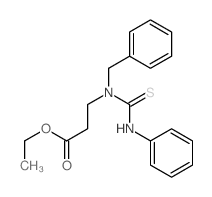 ethyl 3-(benzyl-(phenylthiocarbamoyl)amino)propanoate Structure