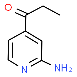 1-Propanone,1-(2-amino-4-pyridinyl)-(9CI) structure