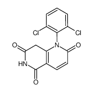 1-(2,6-dichlorophenyl)-7-hydroxy-1,6-naphthyridine-2,5-(1H,6H)-dione Structure