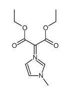 1-methyl-1H-imidazol-3-ium bis(ethoxycarbonyl)methylide Structure
