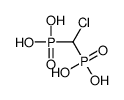 [chloro(phosphono)methyl]phosphonic acid结构式