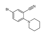 5-BROMO-2-(PIPERIDIN-1-YL)BENZONITRILE Structure