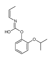 (2-propan-2-yloxyphenyl) N-prop-1-enylcarbamate结构式