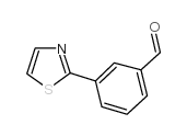 3-(1,3-噻唑-2-基)苯甲醛结构式