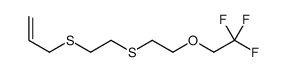 3-[2-[2-(2,2,2-trifluoroethoxy)ethylsulfanyl]ethylsulfanyl]prop-1-ene Structure