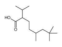 5,7,7-trimethyl-2-propan-2-yloctanoic acid Structure