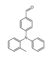 4-(N-(2-methylphenyl)anilino)benzaldehyde Structure