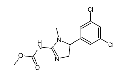 1-methyl-4,5-dihydro-5-(3,5-dichlorophenyl)-2-methoxycarbonylaminoimidazole Structure