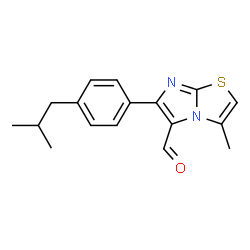 3-METHYL-6-[4-(2-METHYLPROPYL)PHENYL]IMIDAZO[2,1-B]THIAZOLE-5-CARBOXALDEHYDE picture