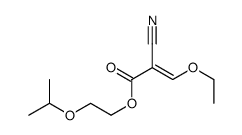 2-propan-2-yloxyethyl 2-cyano-3-ethoxyprop-2-enoate Structure