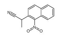 2-(1-Nitro-2-naphthyl)propionitrile Structure