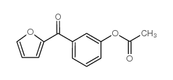 2-(3-ACETOXYBENZOYL) FURAN结构式