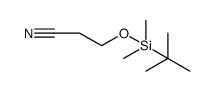 Propanenitrile, 3-[[(1,1-dimethylethyl)dimethylsilyl]oxy]图片