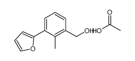 acetic acid,[3-(furan-2-yl)-2-methylphenyl]methanol Structure