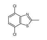 Benzothiazole, 4,7-dichloro-2-methyl- (7CI) structure