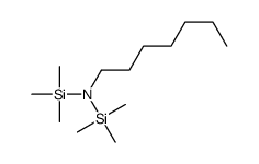 N,N-bis(trimethylsilyl)heptan-1-amine Structure