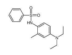 N-[4-(diethylamino)-2-methylphenyl]benzenesulfonamide结构式